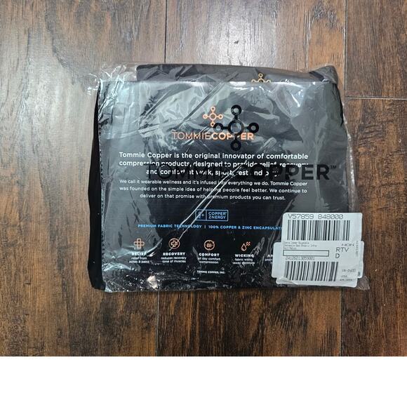 Tommie Copper Back Brace Size Large/Extra Large Unisex black New - Picture 4 of 4